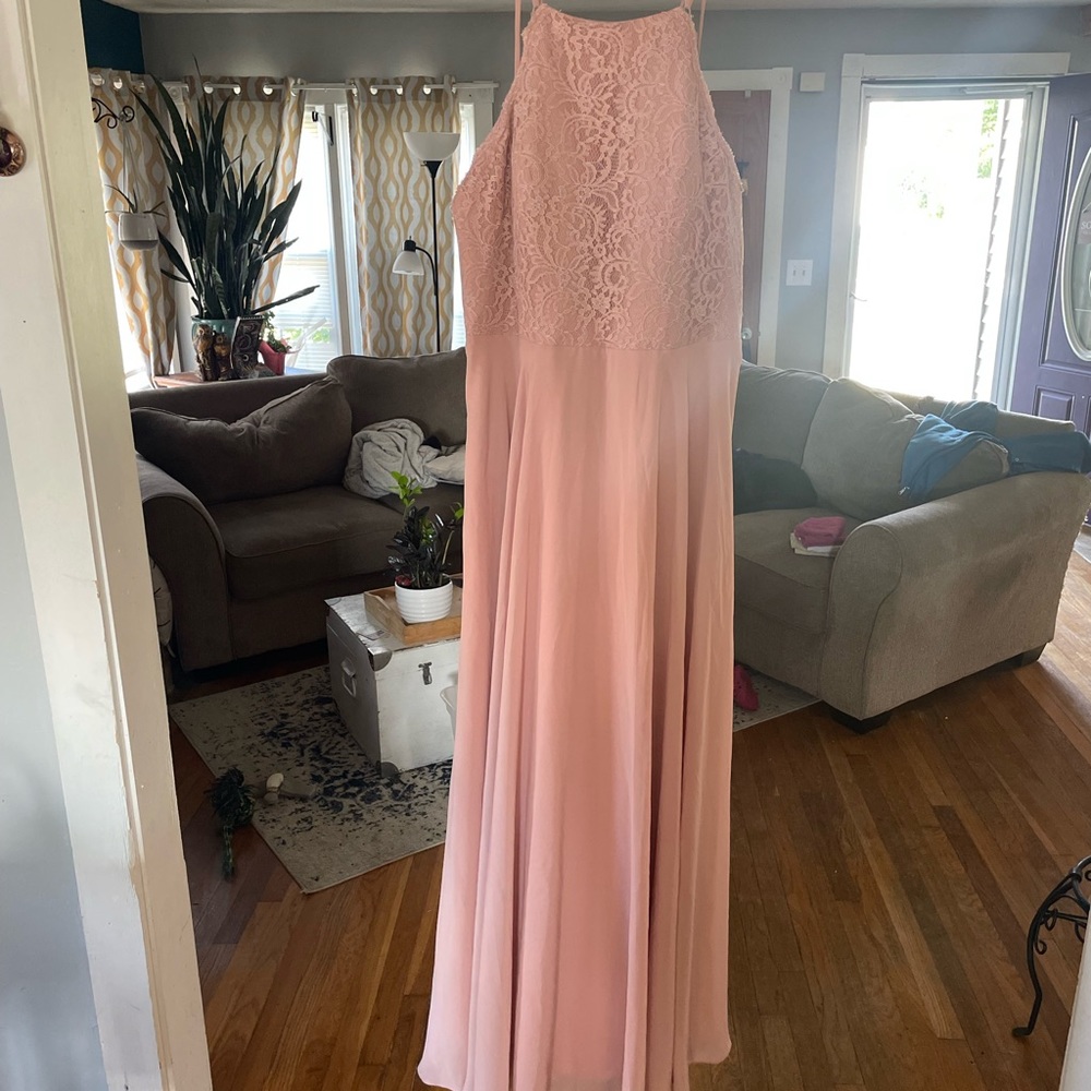 Dusty Rose Bridesmaids Dress